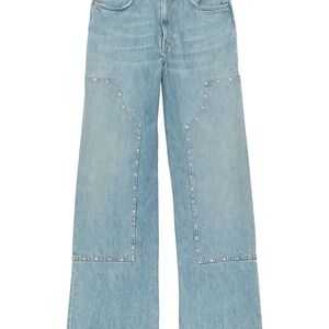 PURPLE BRAND Bling Wide Leg Carpenter Jeans